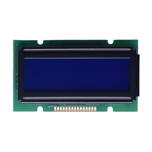 12x2 character LCD module in blue color with MCU interface