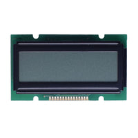 12x2 character LCD module in gray color with MCU interface